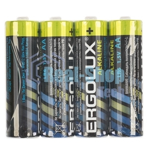 Элемент питания алкалиновый Ergolux LR6 Alkaline BP-24 (уп.24шт)