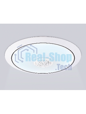 Музыкальный светодиодный светильник Ambrella light FZ720 WH белый IP20 52W 3000-6500K+RGB Music 450*65 (ПДУ ИК)