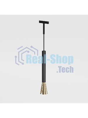 Трековый светильник Mini Magnetic 3W 3000K (черный/латунь) 85165/01
