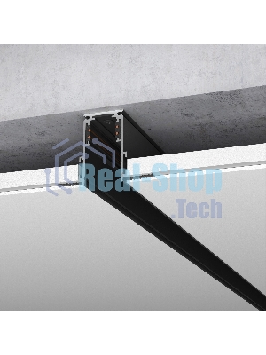 Slim Magnetic Шинопровод встраиваемый (черный) (3м) 85128/00
