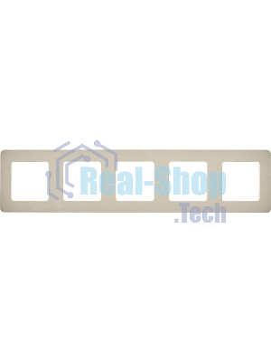 Рамка 5 постов слоновая кость Inspiria