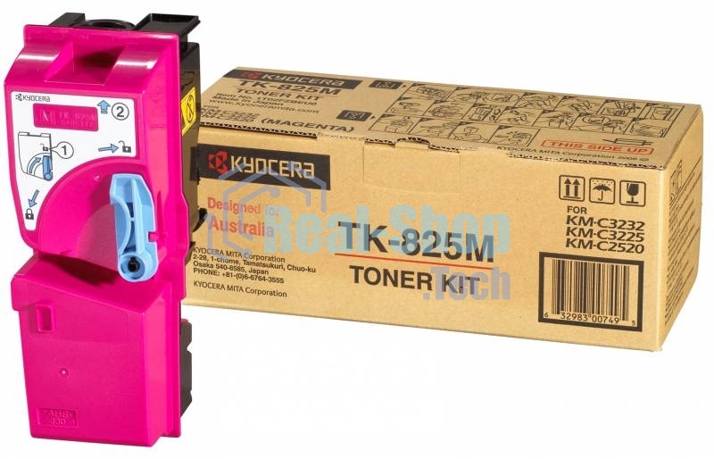 Картридж лазерный Kyocera TK-825M (1T02FZBEU0) пурпурный для KM-C2520/C2525E/C3225/C3232/3232E/C4035E 7000 стр.