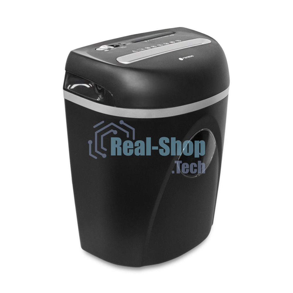 Шредер ГЕЛЕОС Уничтожитель документов УП23-4 DIN P-4 (4 ур-нь секр.), фрагмент 3,9х35мм, 14-16 лист (70г/м2), CD/пл.карты/скрепки/скобы, 23 л.