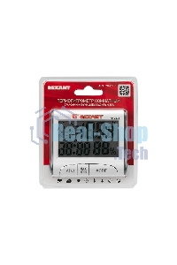 Метеостанции Rexant RM-011 70-0511 Термогигрометр комнатный с часами и функцией будильника