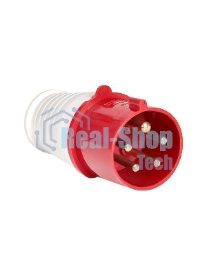 Вилка эл. каб. 32А 3P+E+N 380В IP44 (025) EKF ps-025-32-380