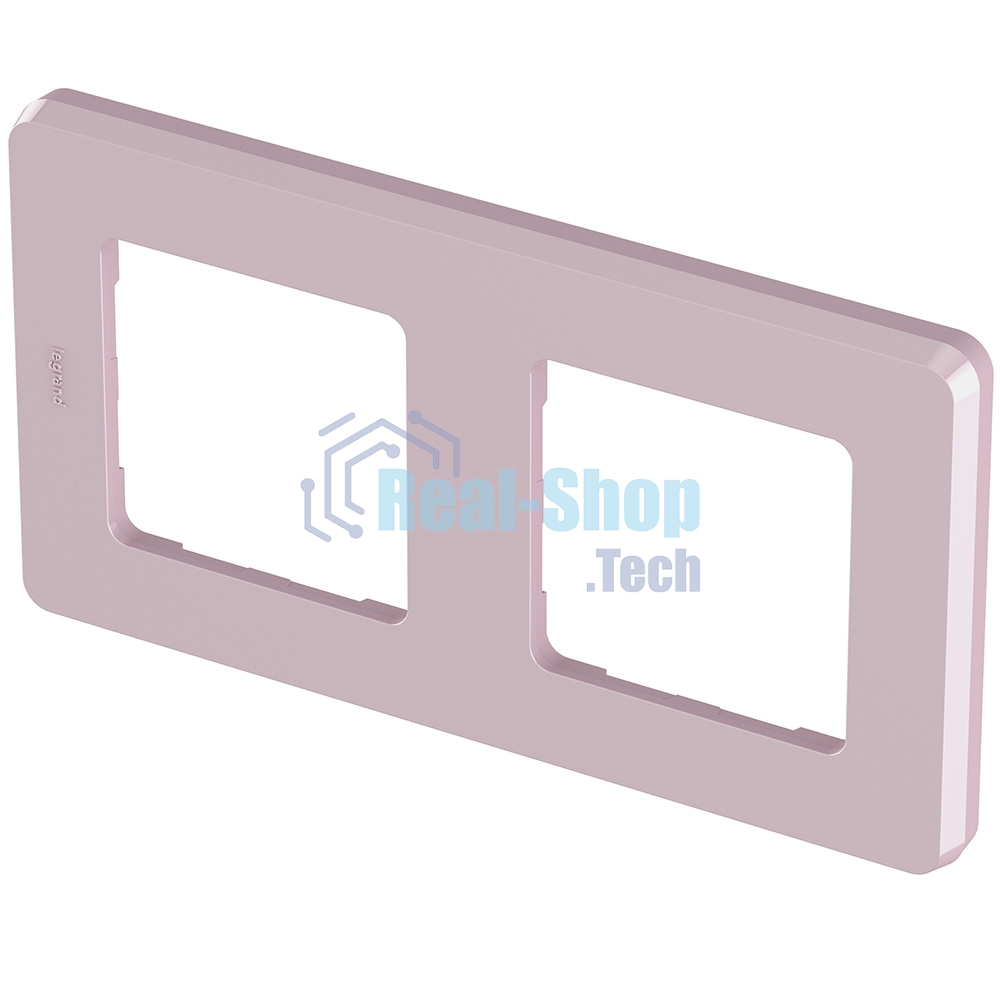 Рамка 2 поста розовый Inspiria