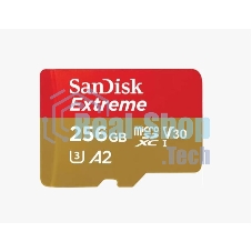 Флеш карта microSD 256Gb SanDisk microSDXC Class 10 UHS-I A2 C10 V30 U3 Extreme 190MB/s