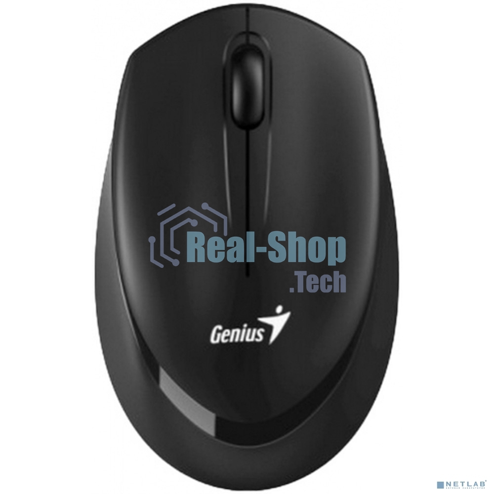 Мышь беспроводная Genius NX-7009 черный, 1200 dpi, радиоканал, USB, кнопки - 3