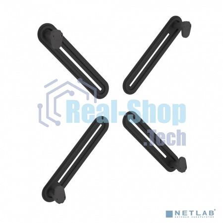 Кронштейн-адаптер для мониторов Arm Media LCD-M2 черный макс.7кг настольный поворот и наклон верт.перемещ.