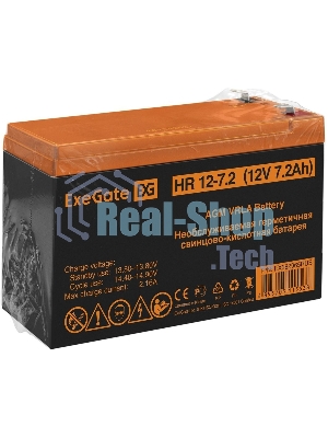 Батарея для ИБП ExeGate HR 12-7.2 (12V 7.2Ah), клеммы F2