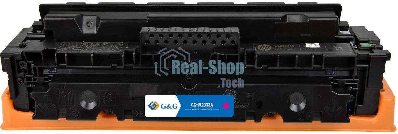 Картридж лазерный G&G GG-W2033A, 415A пурпурный (2100 стр.) для HP LJ M454/MFP M479