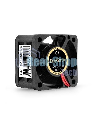 Вентилятор 24В DC ExeGate EX04020S2P-24 (40x40x20 мм, Sleeve bearing (подшипник скольжения), 2pin, 7000RPM, 29dBA)