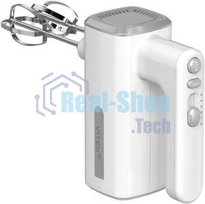 Миксер ручной Vitek VT-HM5001 800Вт белый/серебристый