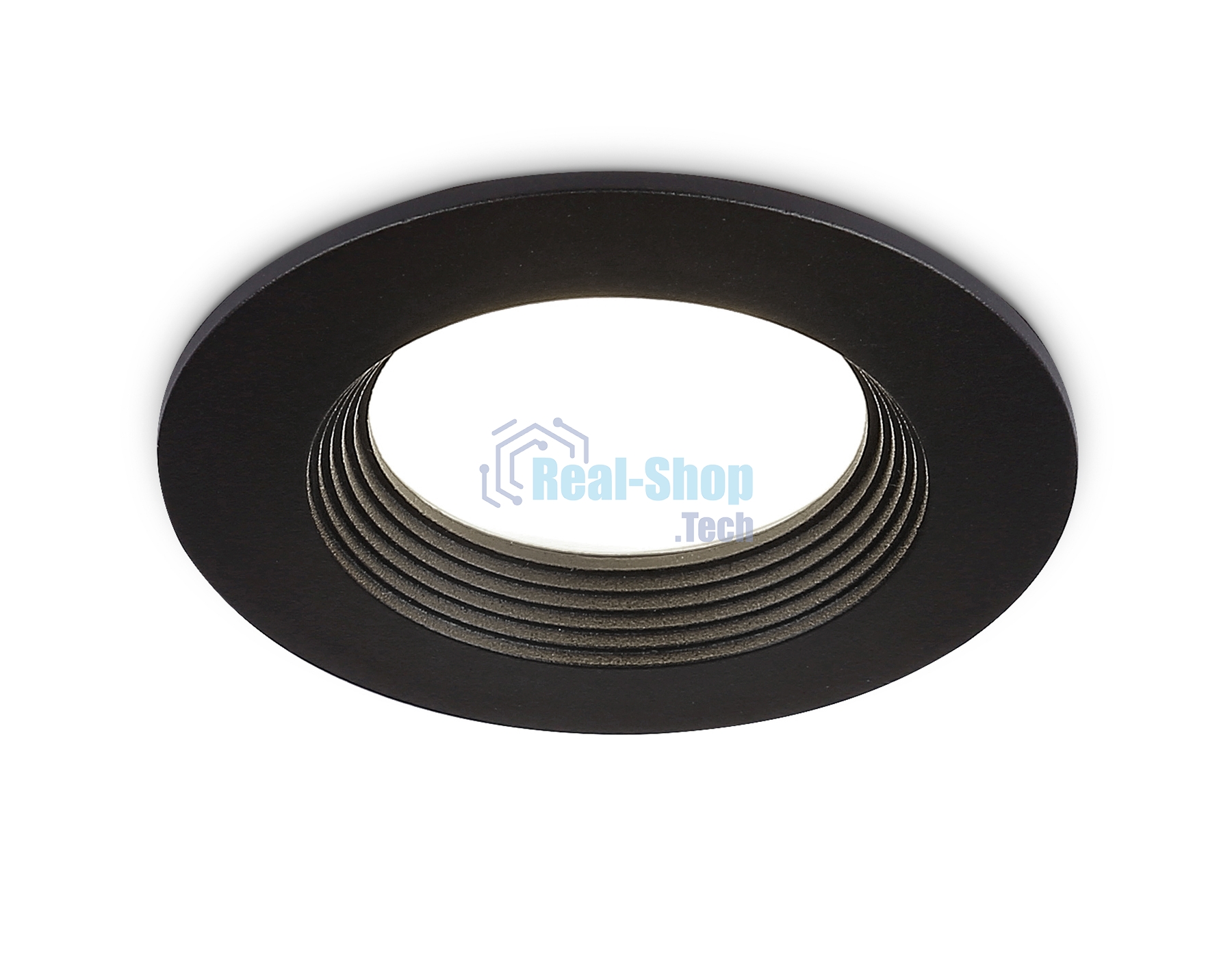 Встраиваемый точечный светильник Ambrella light TN102816 BK черный GU5.3 D80*28