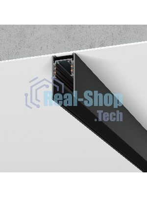 Шинопровод накладной (черный) (3 м) Slim Magnetic 85127/00