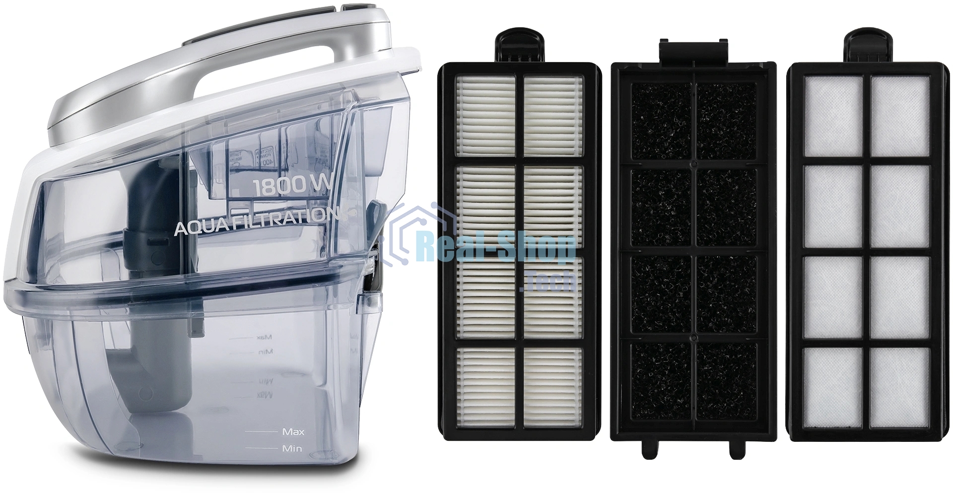 Пылесос Vitek VT-1833-01-PR жемчужный, 400/1800 Вт, уборка сухая, пылесборник контейнер 3.5 л