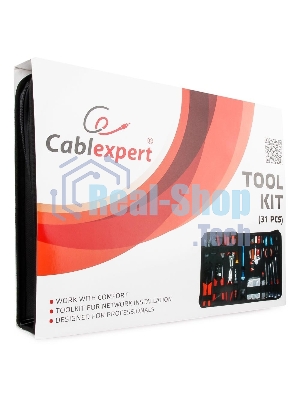 Набор инструментов Gembird TK-NETWORK, 31 предмет, ret