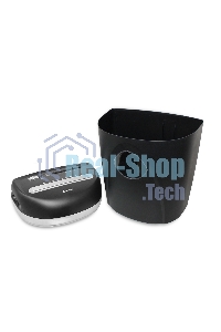 Шредер ГЕЛЕОС Уничтожитель документов УП23-4 DIN P-4 (4 ур-нь секр.), фрагмент 3,9х35мм, 14-16 лист (70г/м2), CD/пл.карты/скрепки/скобы, 23 л.