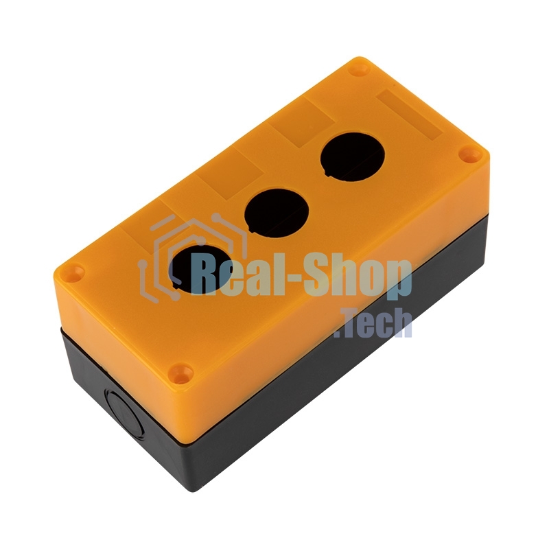 Корпус пластиковый Rexant КП 3 кнопки 22 мм