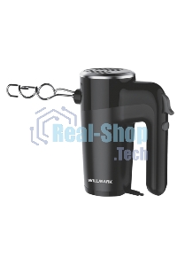 Миксер Willmark WHM-7003 (500Вт, 6 скоростей, насадки для взбивания/для теста, черный)