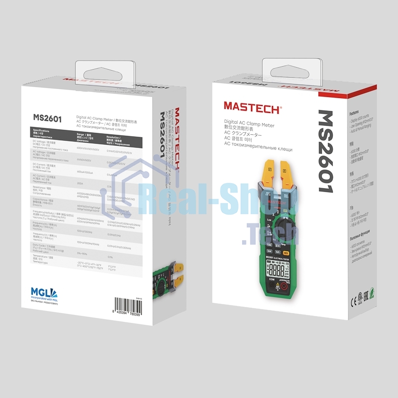 Токовые клещи MS2601 MASTECH