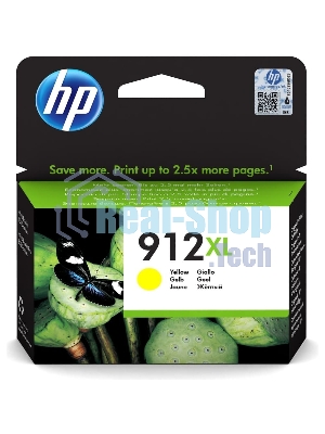 Картридж струйный HP 912XL 3YL83AE желтый увеличенной емкости (825 стр) для HP OfficeJet 801x, 802x