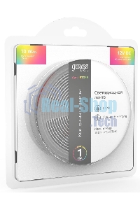Лента светодиодная Basic Gauss 12V 10W/m 700lm/m RGb IP20 LED 5m 1/100