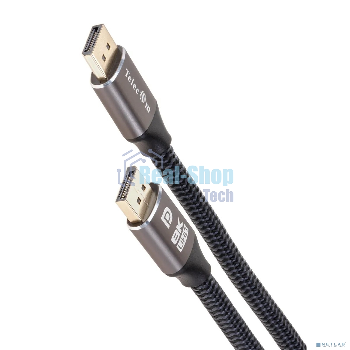 Кабель соединительный DP-DP 1.4V 8K@60Hz 1м, Telecom Pro TCG750-1M