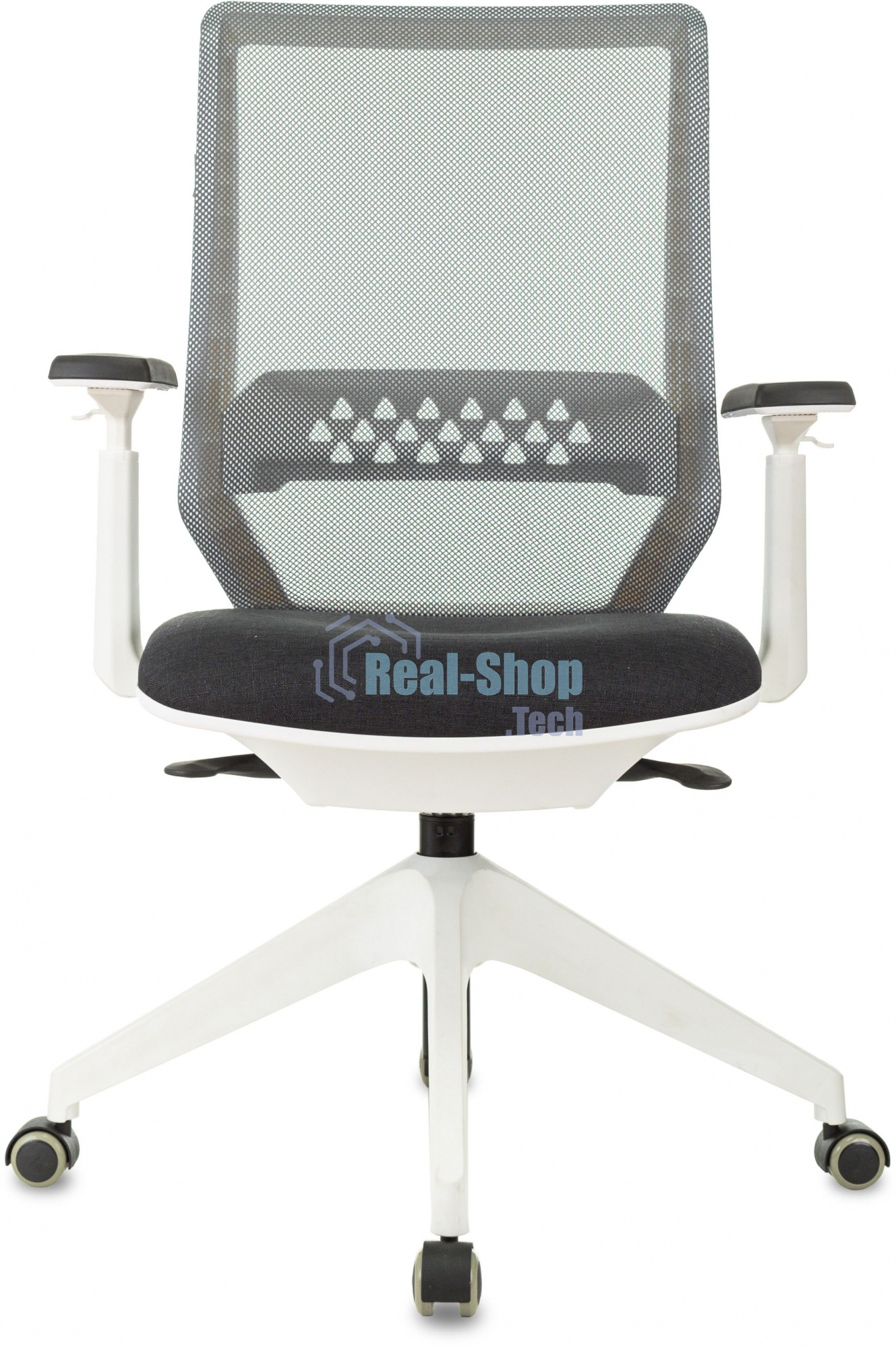 Кресло офисное Бюрократ MC-W611NL серый TW-04 38-417 сетка/ткань, крестов. 4-луч. пластик пластик