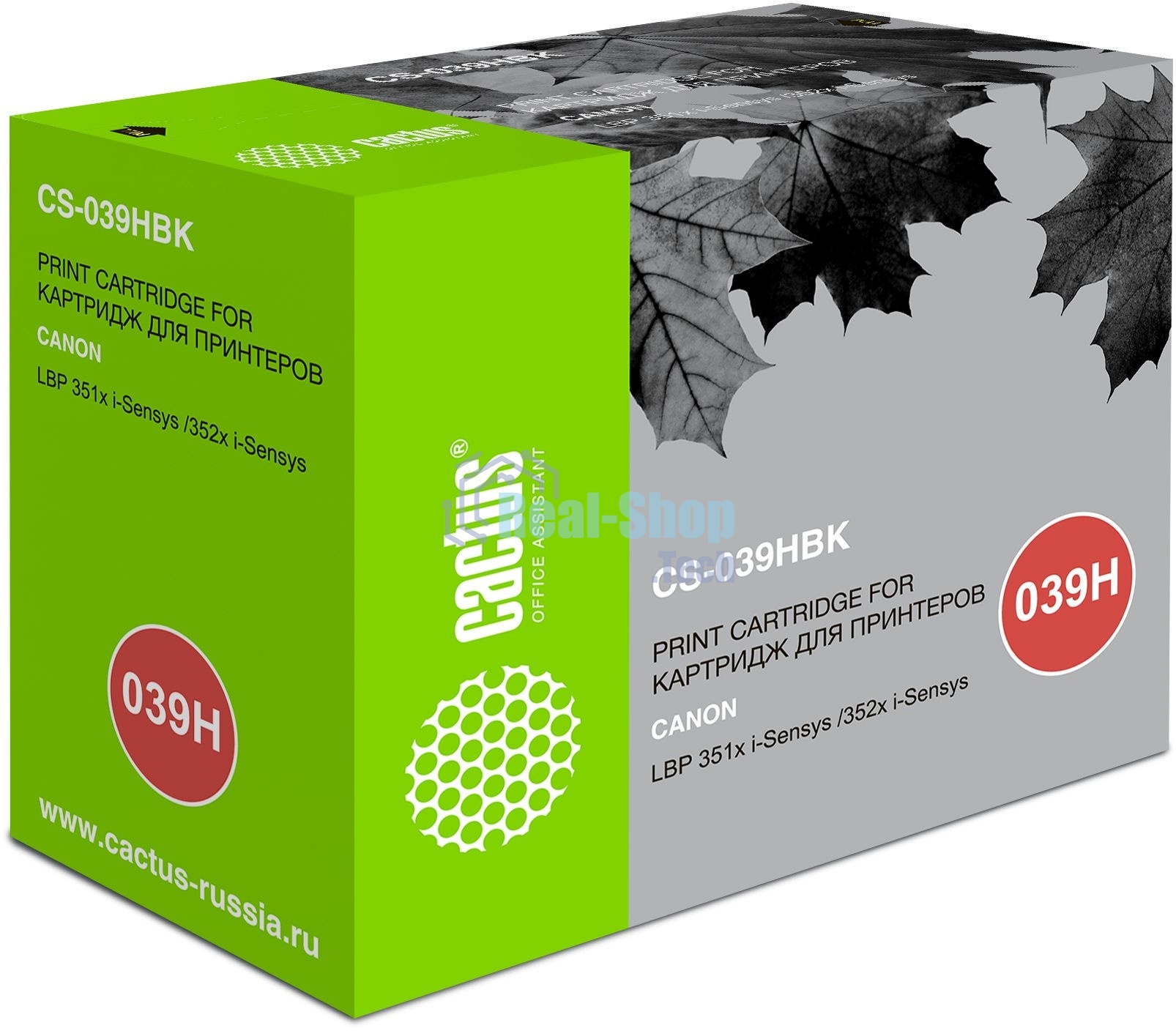 Картридж лазерный Cactus CS-039HBK черный (25000 стр.) для Canon LBP 351x i-Sensys/352x i-Sensys