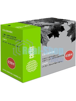 Картридж лазерный Cactus CS-039HBK черный (25000 стр.) для Canon LBP 351x i-Sensys/352x i-Sensys