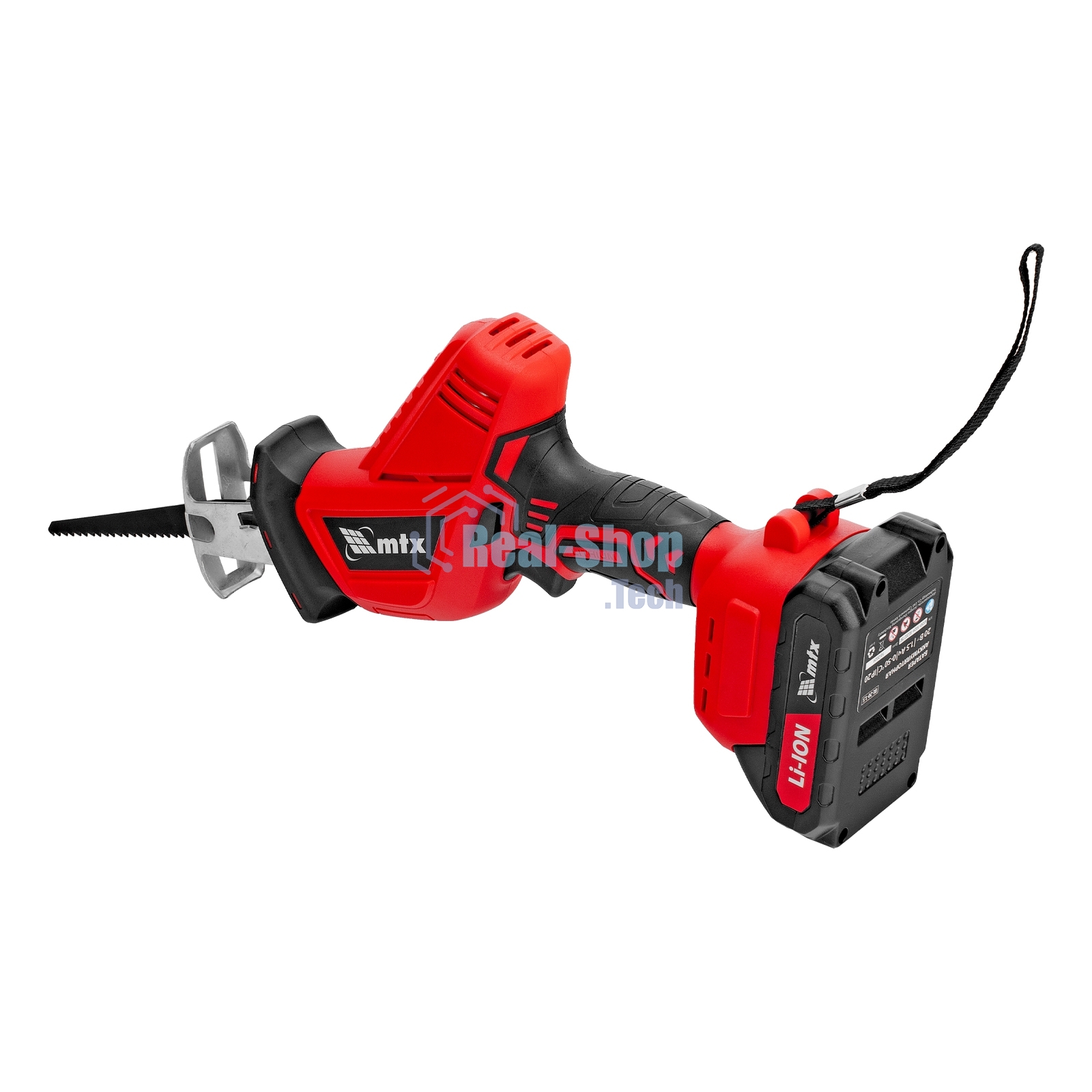 Пила сабельная аккумуляторная MTX RС-80, Li-Ion, 20 В