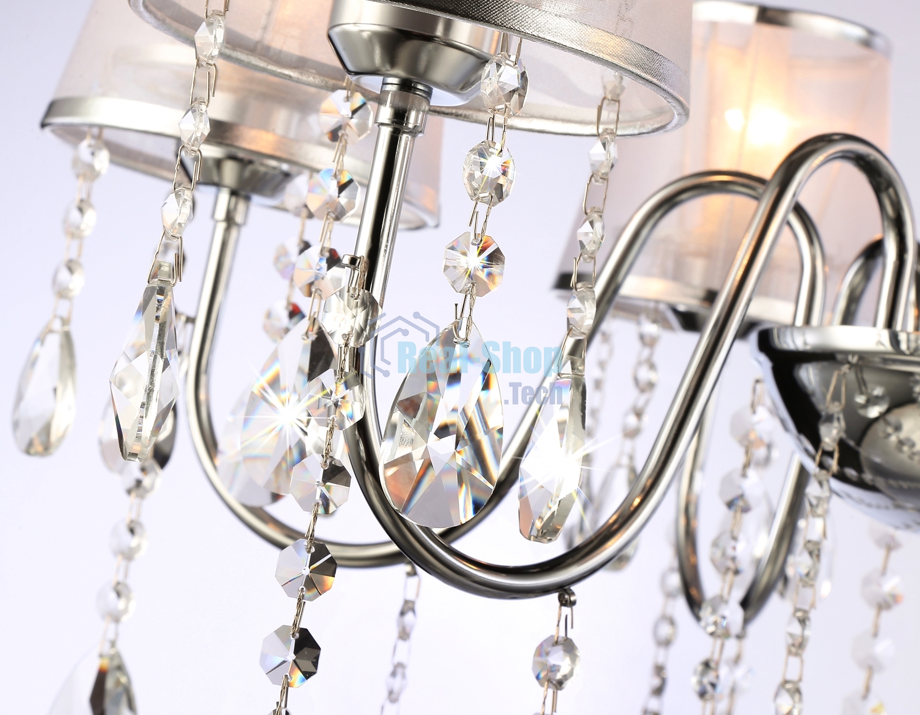 Светильник Ambrella light TR4588/6 CH/SL хром/серебро E14/6 max 40W D660*570