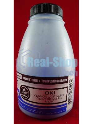 Тонер OKI C610/C810/C821/C822/C830/C5850/C5950/MC560 Cyan (фл., 135г) B&W Premium (Tomoegawa) - фас.России