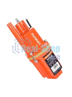 Насос PATRIOT VP-24Впогр. вибр. верхний забор 250Вт 18л/мин H60м D96мм H72м термозащита