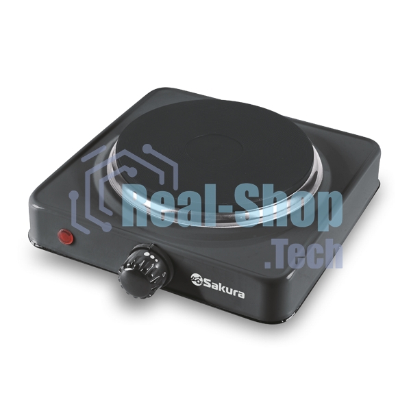 Плита настольная электрическая Sakura ПЭ-09В 1500Вт 185мм 1конф/диск