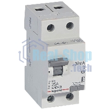 Выключатель автоматический дифференциального тока 30мА 25А 2П ACLegrand 402024 RX3