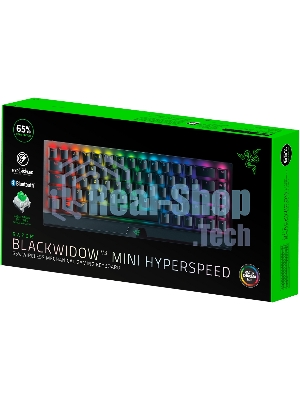 Клавиатура Razer BlackWidow V3 Mini HyperSpeed гибридная, USB Type-A, Bluetooth, радиоканал, чёрный