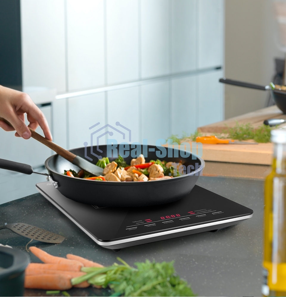 Электрическая плитка Kitfort КТ-125 черный (настольная)