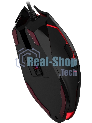 Мышь проводная A4Tech Bloody ES7 черный, 6000 dpi, USB, кнопки - 8
