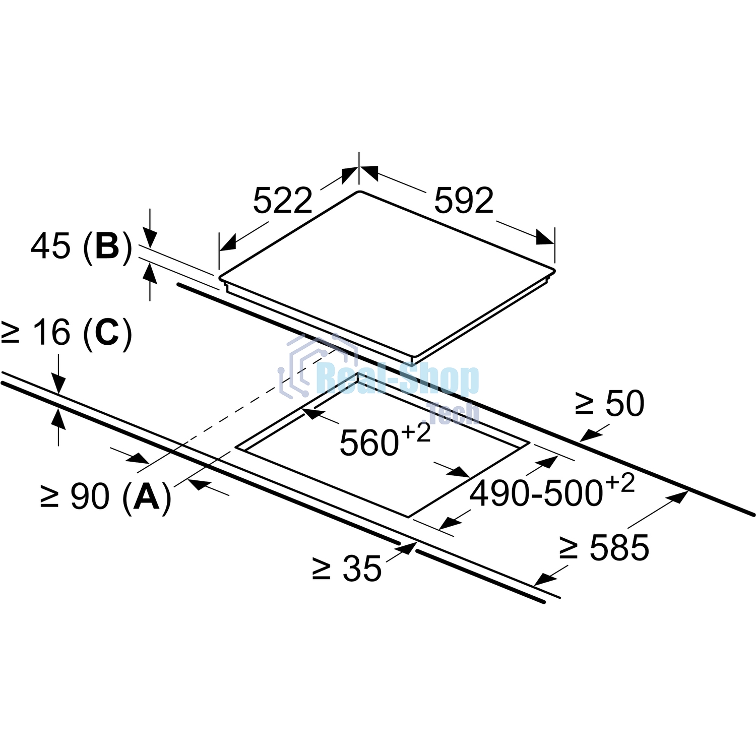 Электрическая варочная панель Bosch PKE611BB2E