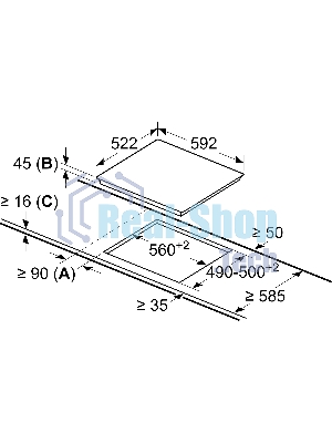 Электрическая варочная панель Bosch PKE611BB2E