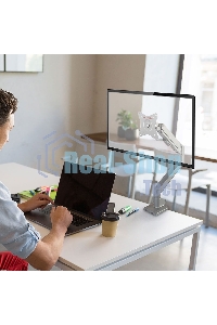 Кронштейн Arm media LCD-T35 серебристый, 6 шт/уп. Кр. алюм. настол. для мон.17