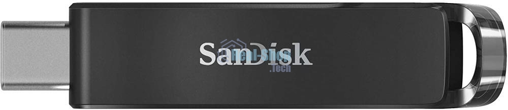 Флешка USB Sandisk CZ460 Ultra (SDCZ460-256G-G46), 256Gb, USB 3.1 Type-C, R/W 150/30, черный