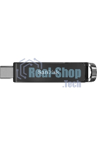 Флешка USB Sandisk CZ460 Ultra (SDCZ460-256G-G46), 256Gb, USB 3.1 Type-C, R/W 150/30, черный