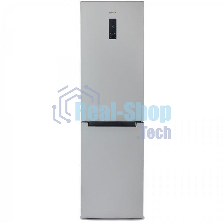 Холодильник Бирюса Б-M980NF металлик двухкамерный 240/130л морозилка снизу, No Frost