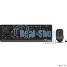 Комплект клавиатура + мышь A4Tech Fstyler FG1010 клав:черный/серый мышь:черный/серый USB беспроводная Multimedia