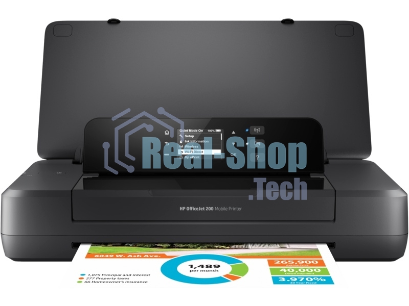 Принтер струйный HP OfficeJet 202 (N4K99C), A4, цветной, печ. до 10 стр/мин. (ч/б) до 7 стр/мин. (цвет), 1200 x 1200 dpi (ч/б) 1200 x 4800 dpi (цвет), USB, Wi-Fi