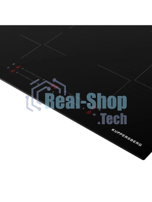 Варочная панель Kuppersberg ICI 406, индукция, High-Tech, 45 см, 9 уровней мощности, inverter, таймер, пауза, Booster, автоматическое отключение, сенсорное управление, автоматическое закипание, черный