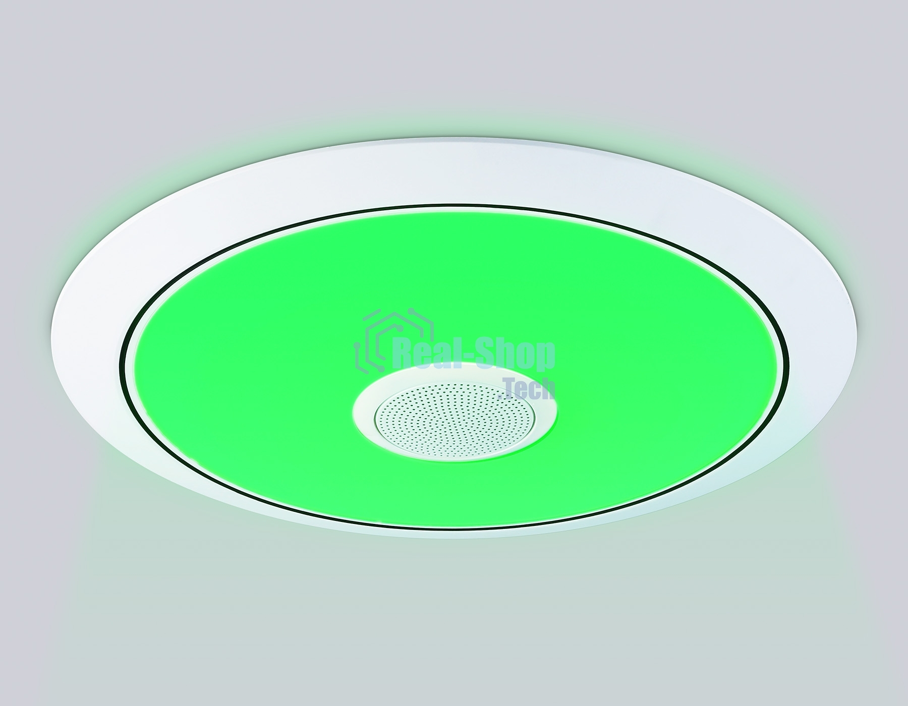 Музыкальный светодиодный светильник Ambrella light FZ720 WH белый IP20 52W 3000-6500K+RGB Music 450*65 (ПДУ ИК)